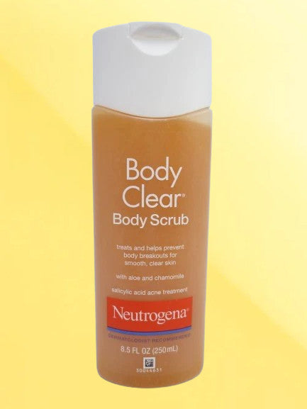 NEUTROGENA BODY CLEAR SCRUB ACNE TREATMENT 8.5 OZ LOT OF 2