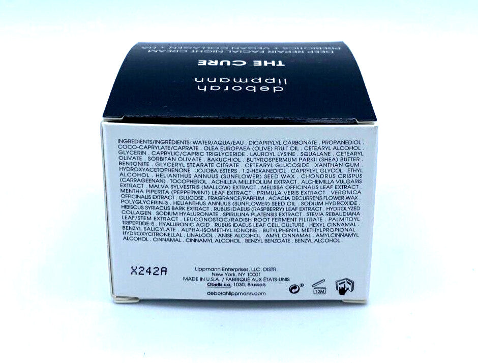 Deep Repair Facial Night Cream with Prebiotics & Vegan Collagen - 1.76 oz