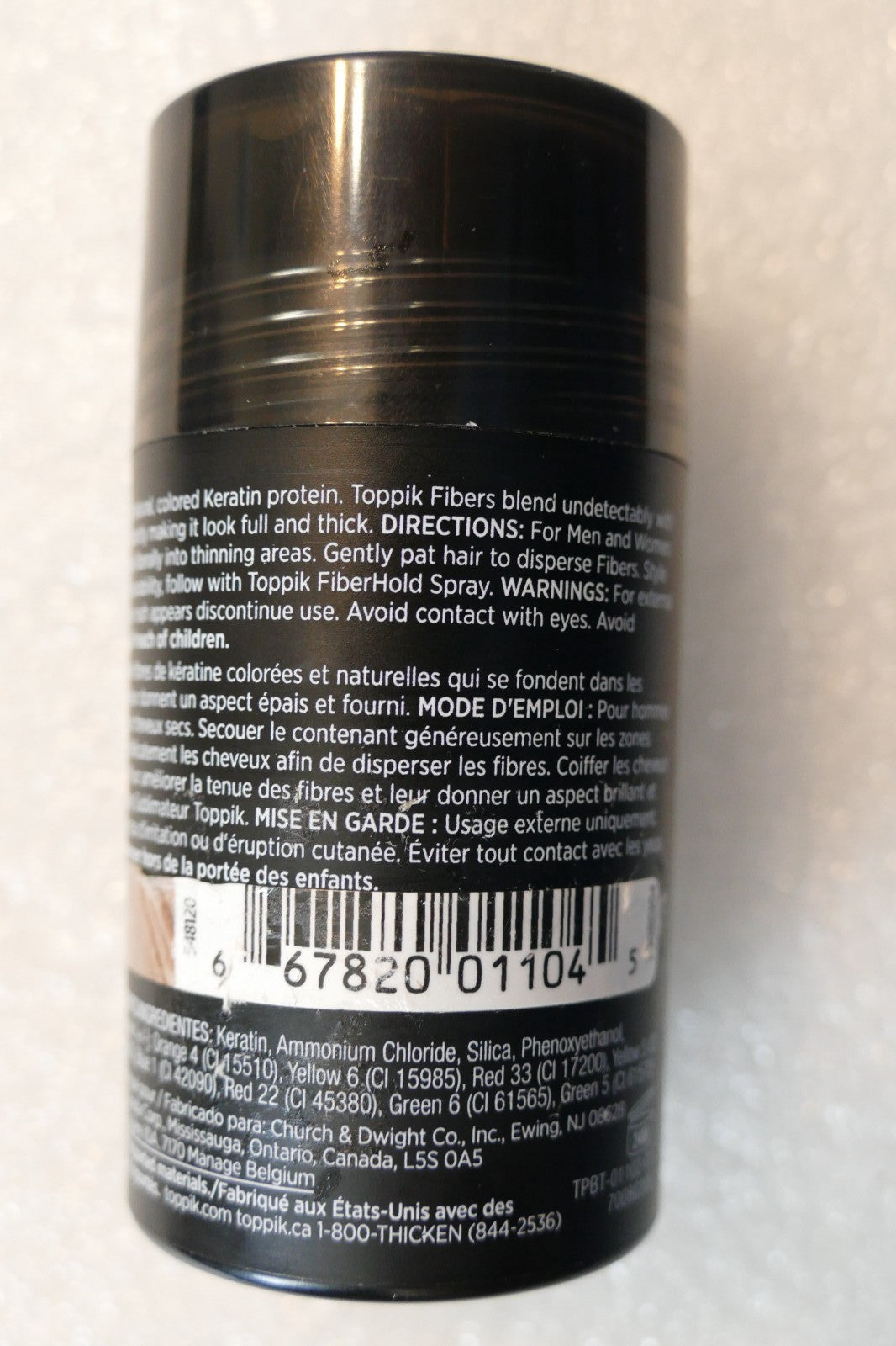 Hair Building Fibers Light Brown 0.42 oz Natural Hair Concealer for Thinning Hair