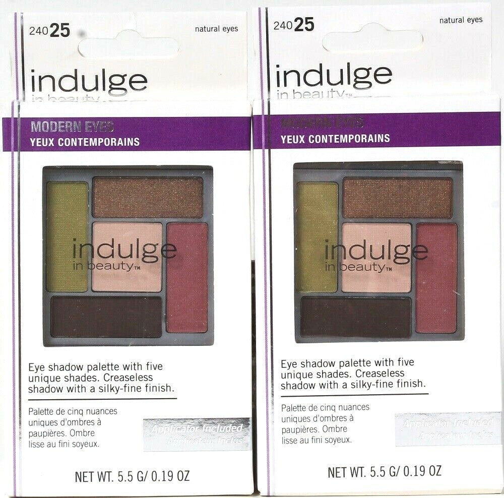Natural Eye Shadow Palette - 5 Shades, Modern 24025, 0.19 Oz