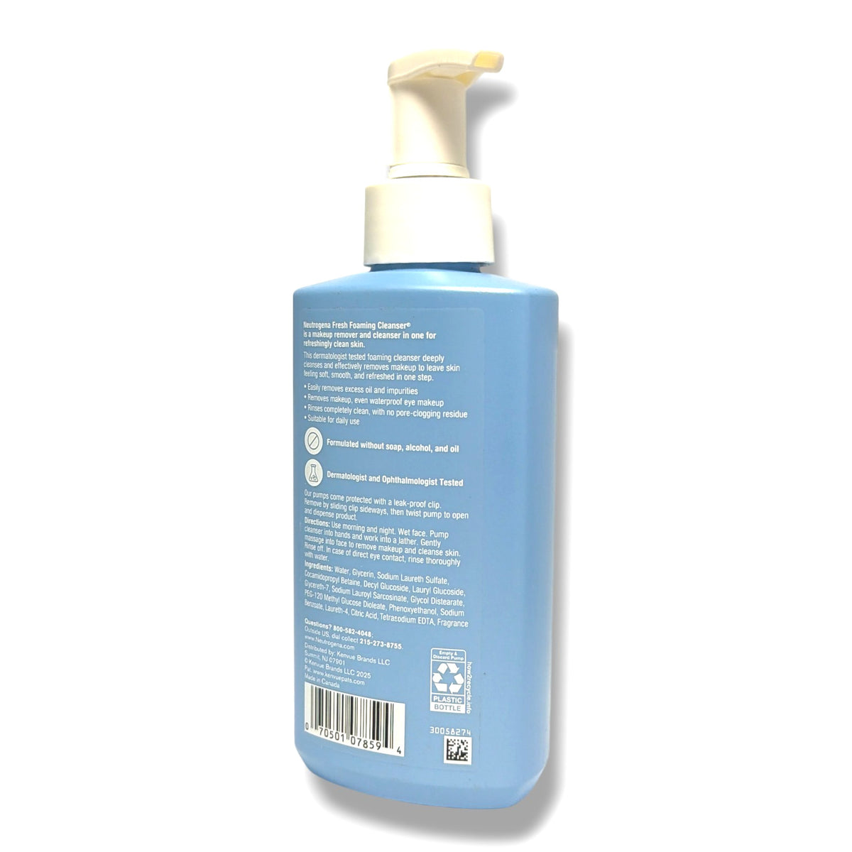 Neutrogena Fresh Foaming Facial Cleanser for Normal to Oily Skin 8.5 fl oz