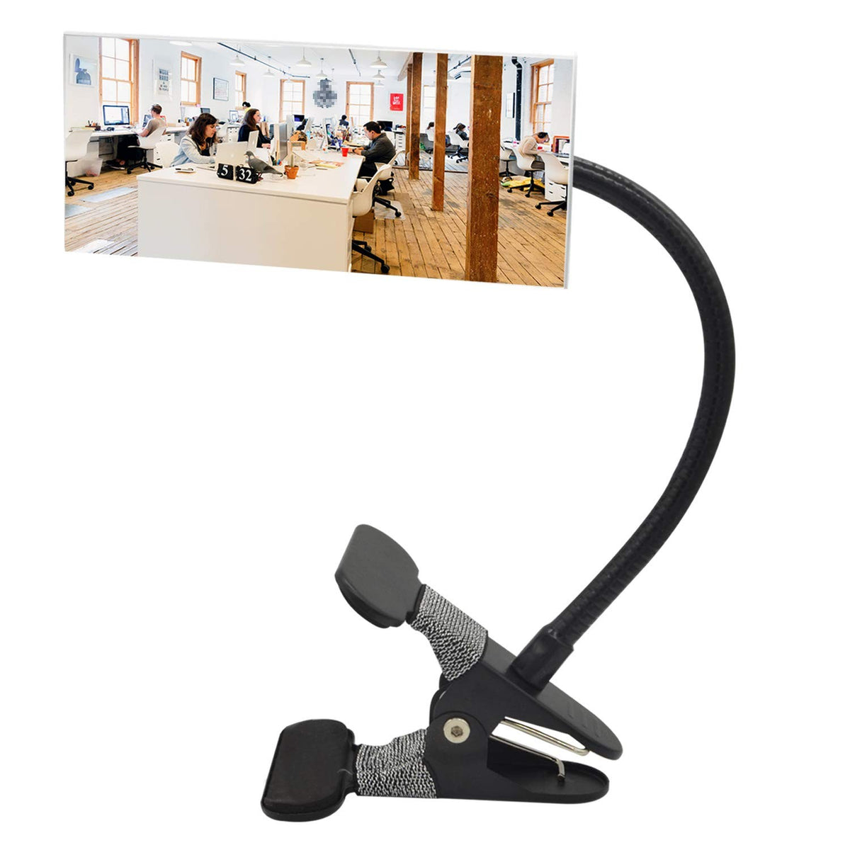 Convex Clip-On Security Mirror for Office & Personal Safety