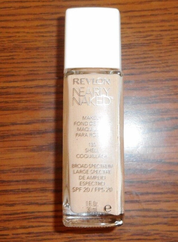 Face Makeup Foundation - Revlon Nearly Naked 1 Fl Oz for Natural Look