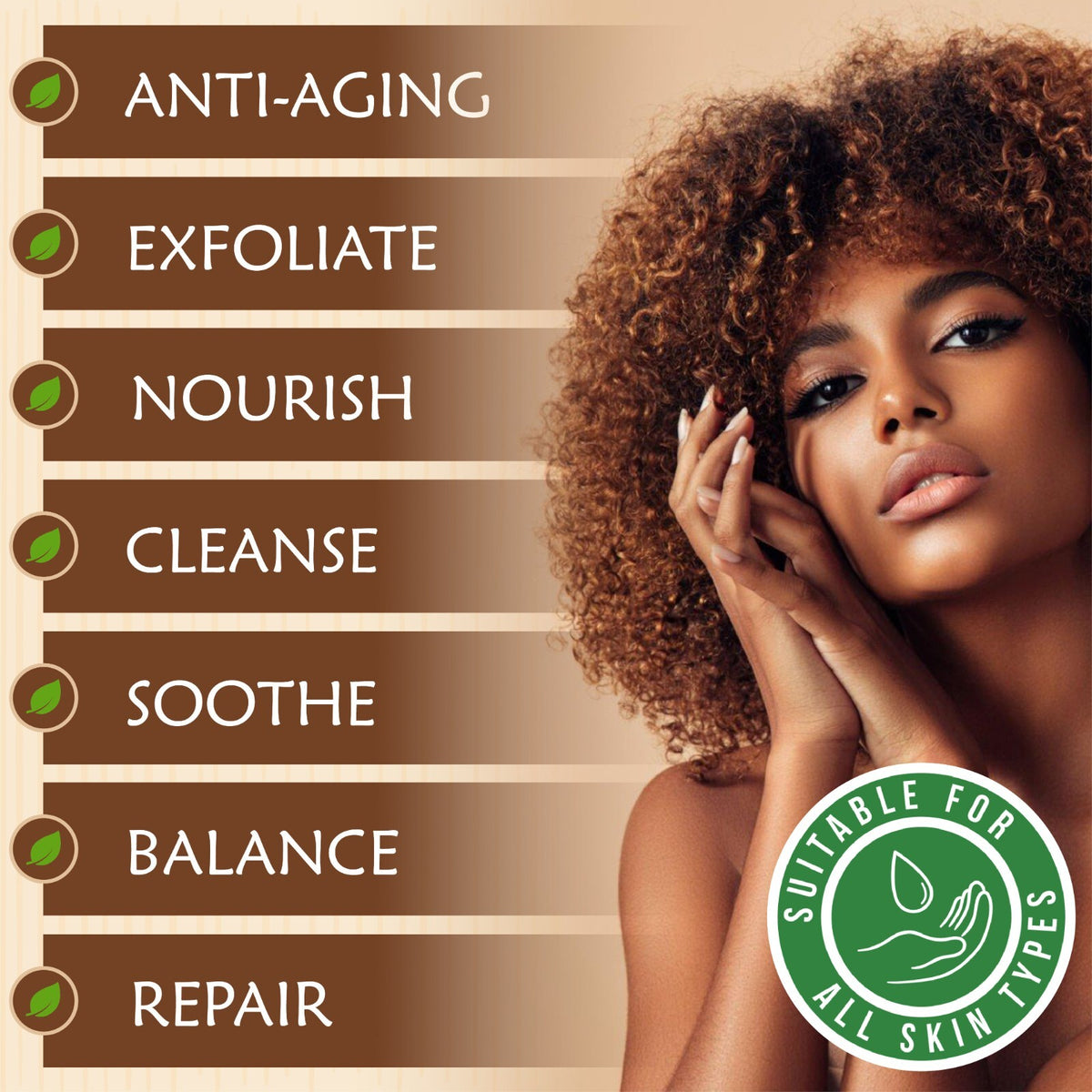 African Black Soap Bar 1 lb. Pure Natural Organic Ghana Skin & Hair Care
