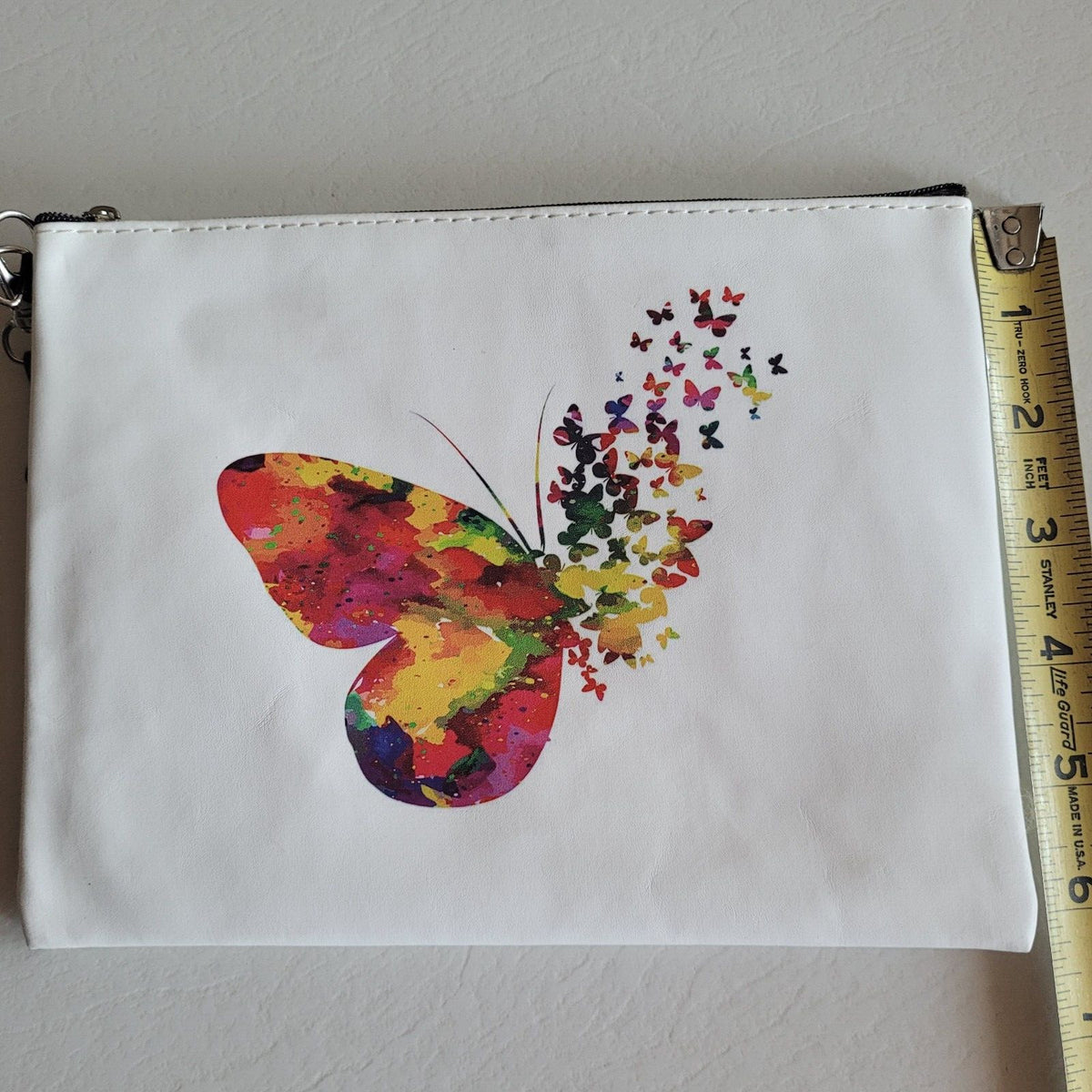 Butterfly Makeup Bag Cosmetic Pouch Travel Toiletry Case Wristlet