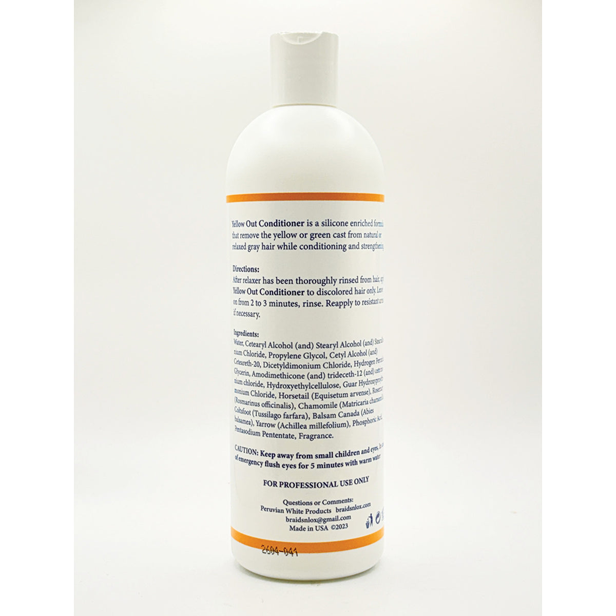 Yellow Out Conditioner for Gray and Blonde Hair - Brightening & Toning 16oz