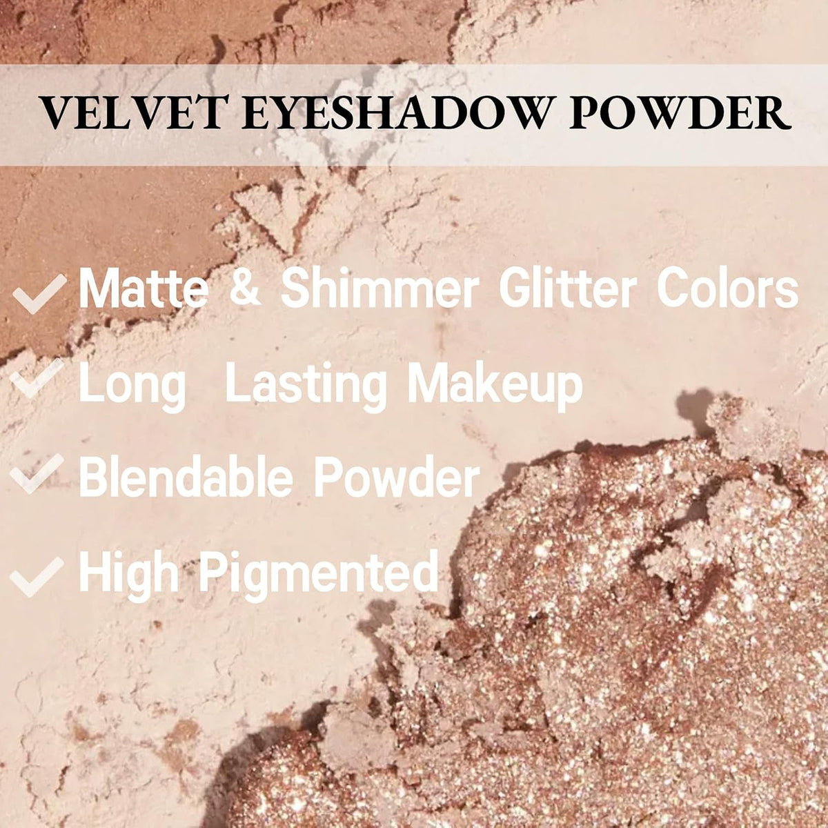 9-Color Matte Glitter Shimmer Eyeshadow Palette for Versatile Eye Looks