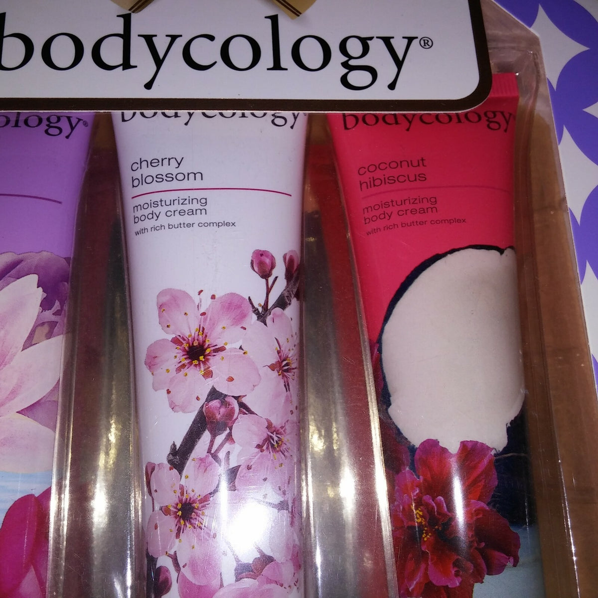 Bodycology Gift Set 3 Piece lotion Truly Yours Cherry Blossom Coconut