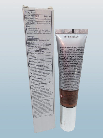 IT Cosmetics CC+ Color Correcting SPF 50 Deep Bronze 1.08 oz - Sun Protection Makeup