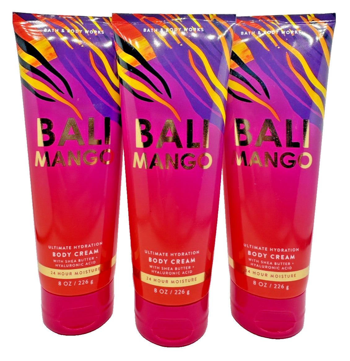 Bath & Body Works Bali Mango Body Cream - 3-Pack, 8 oz each