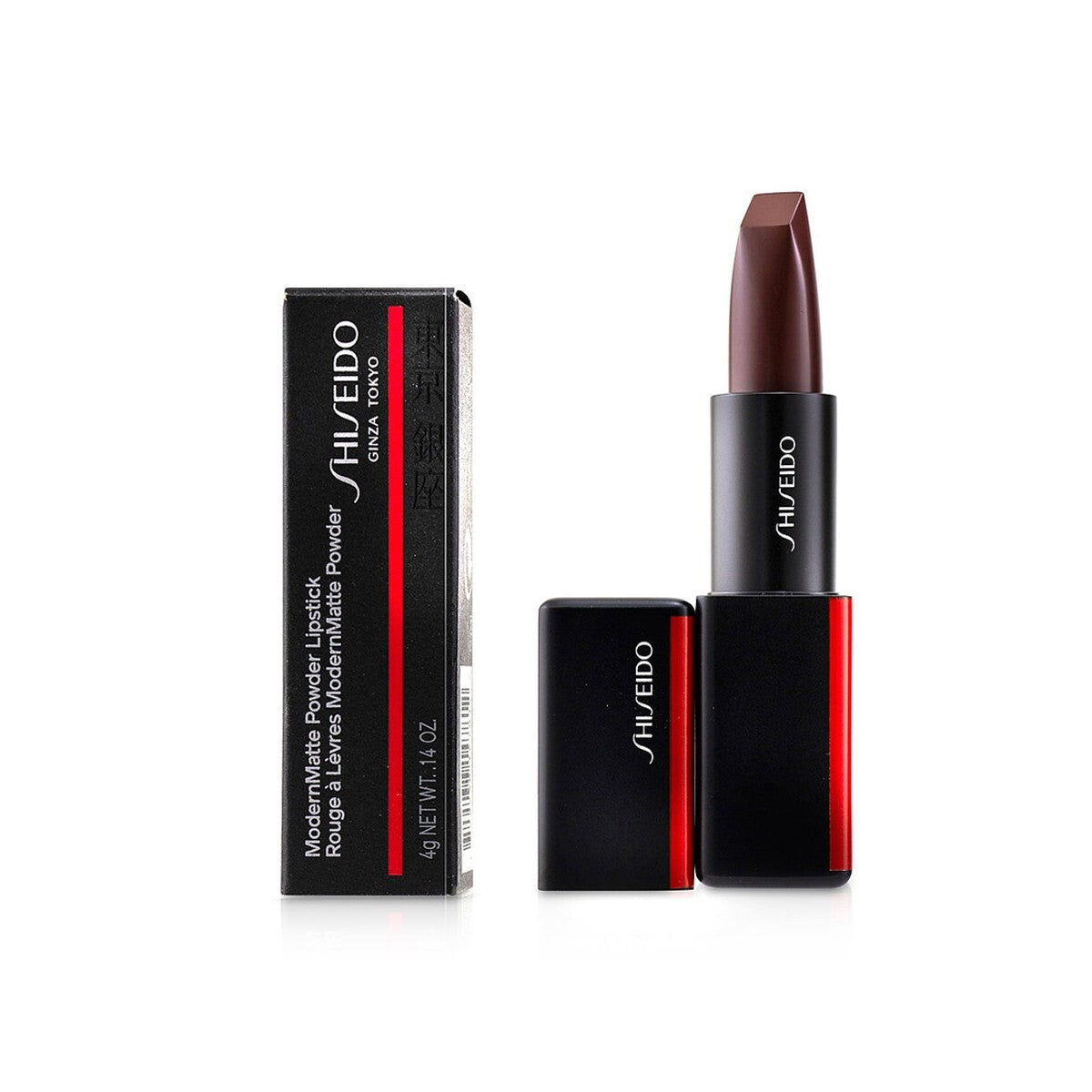 Shiseido ModernMatte Powder Lipstick Shade 522 Velvet Rope 4g - Long-lasting Lip Color
