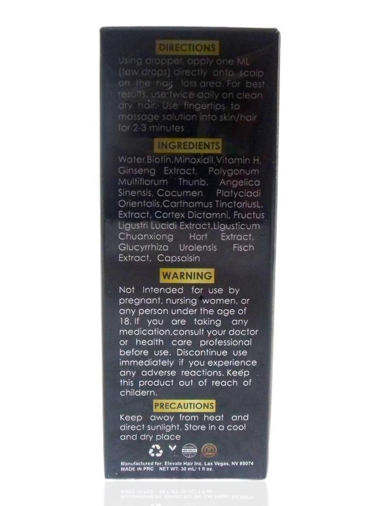 Hair Growth Oil with Biotin & Minoxidil - 1oz