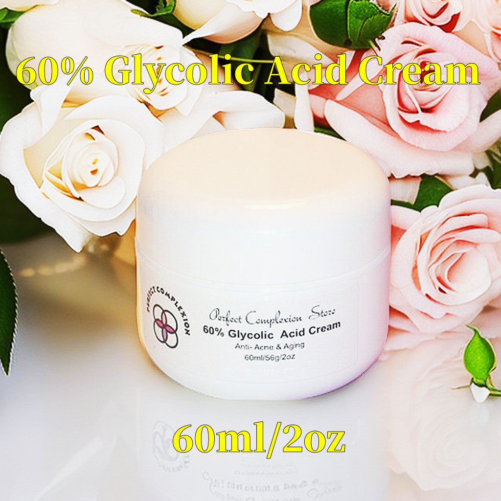Glycolic Acid Face Cream for Acne and Scar Treatment - 10-70% Strength, 0.4oz