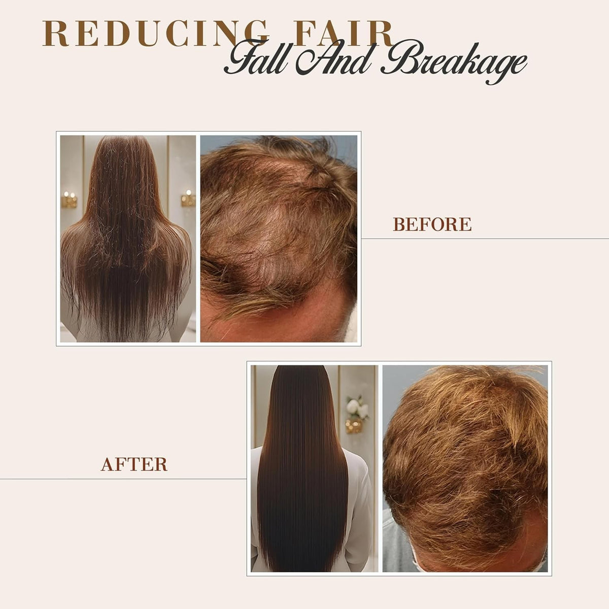 -Friendly Castor Hair Growth Oil - 4 Oz Thickening & Moisturizing