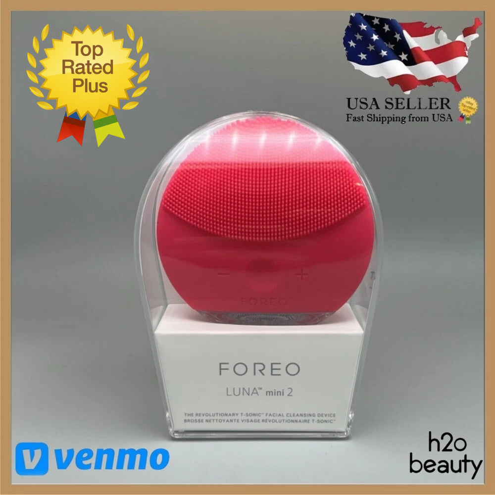 Foreo Luna Mini 2 Facial Cleansing Brush with Case - Deep Skin Cleanser