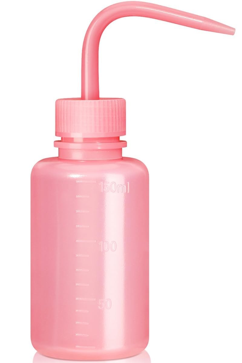 150ML Pink Squeeze Water Bottle for Lash Extensions & Travel