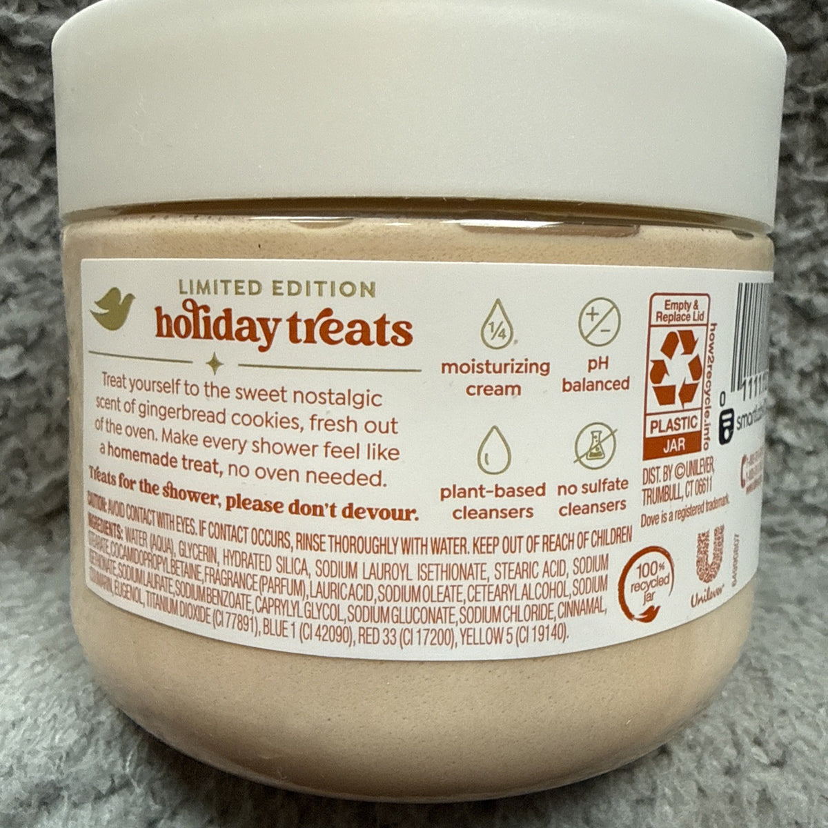 Dove Limited Edition Holiday Treat Body Scrub Gingerbread Delight