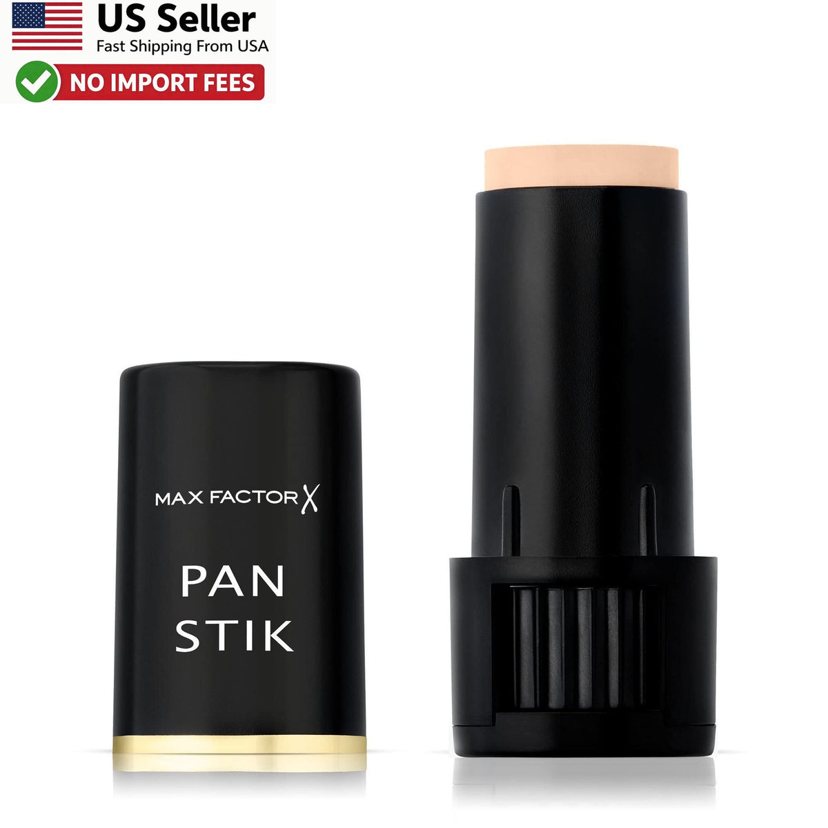 High Coverage Foundation Stick - True Beige, 0.31 Oz Makeup for Face & Blemish Concealing