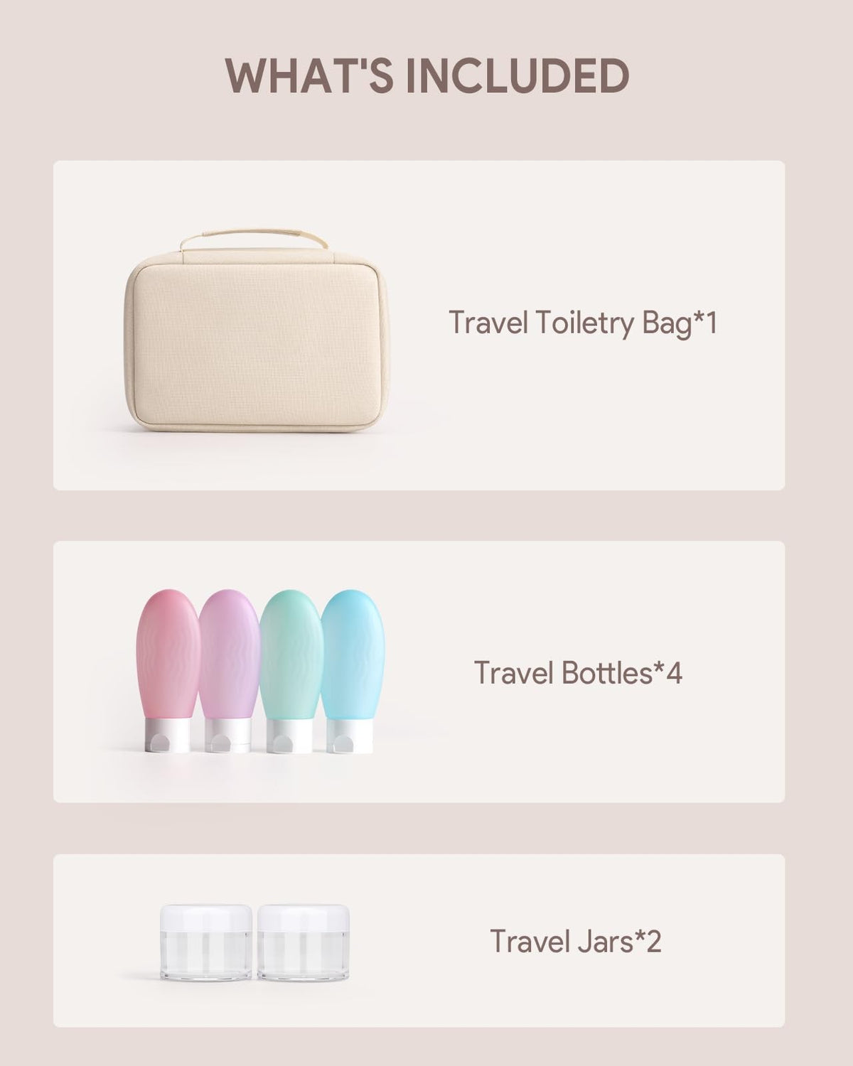 Travel Toiletry Bag for Women with Hanging Organizer and Waterproof Pouch