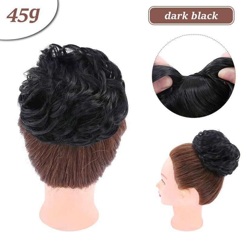 Natural Curly Messy Bun Hair Piece - Hair Extensions & Updo Accessory
