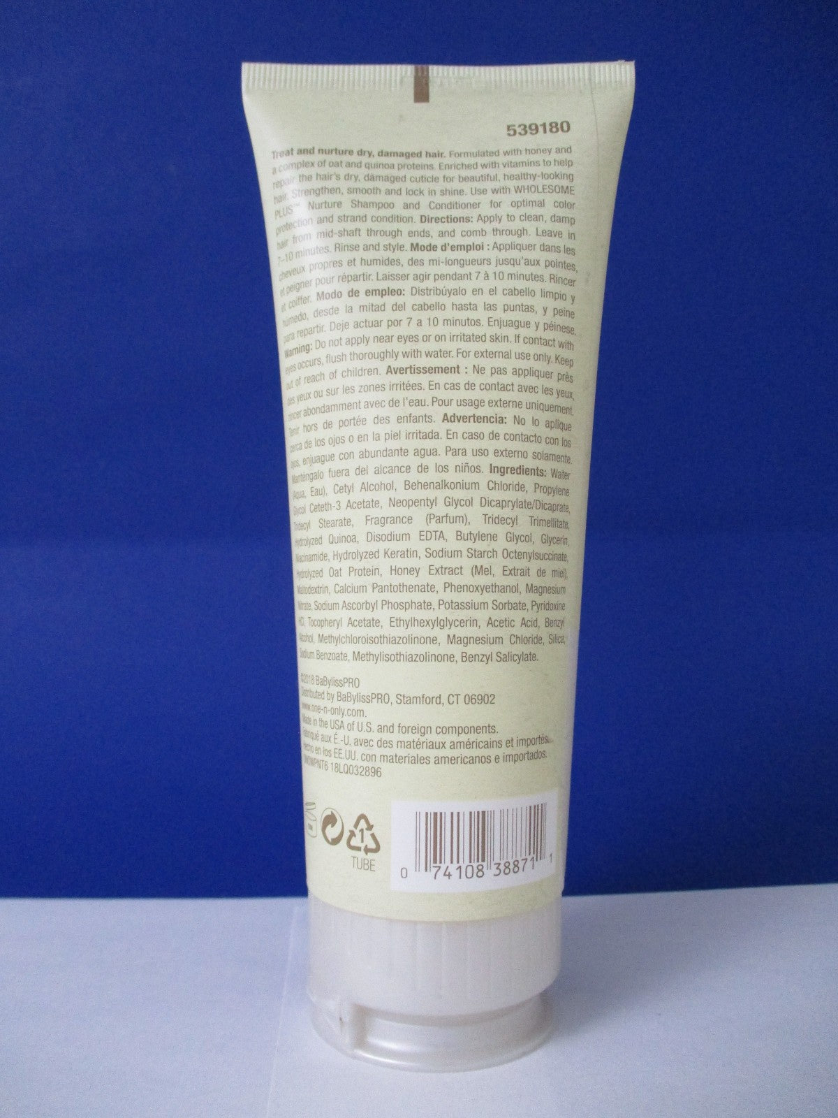 Oat & Honey Hair Treatment - 6 oz Nourishing Hair Mask for Dry & Damaged Hair