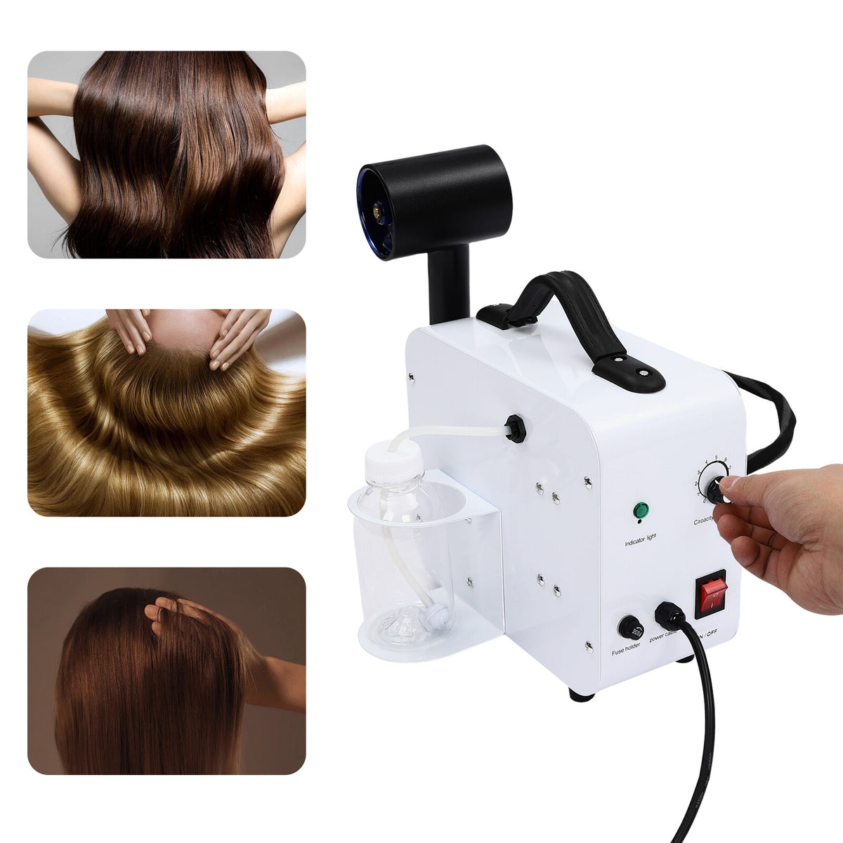 1200W Nano Hair Steamer Spray Machine - Blue