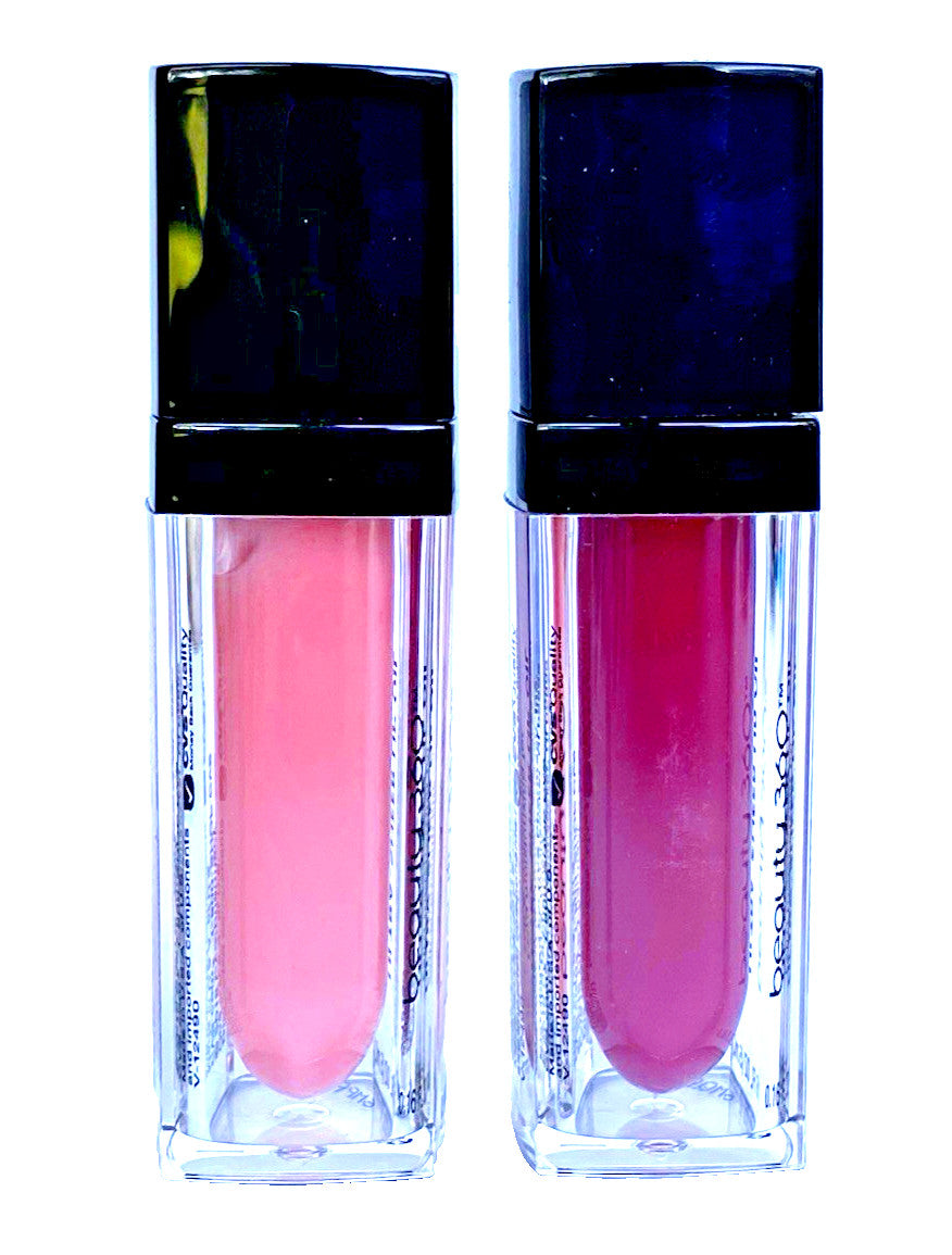 Lip Oil Duo - Moisturizing Pink and Wine Berry Lip Treatment Set