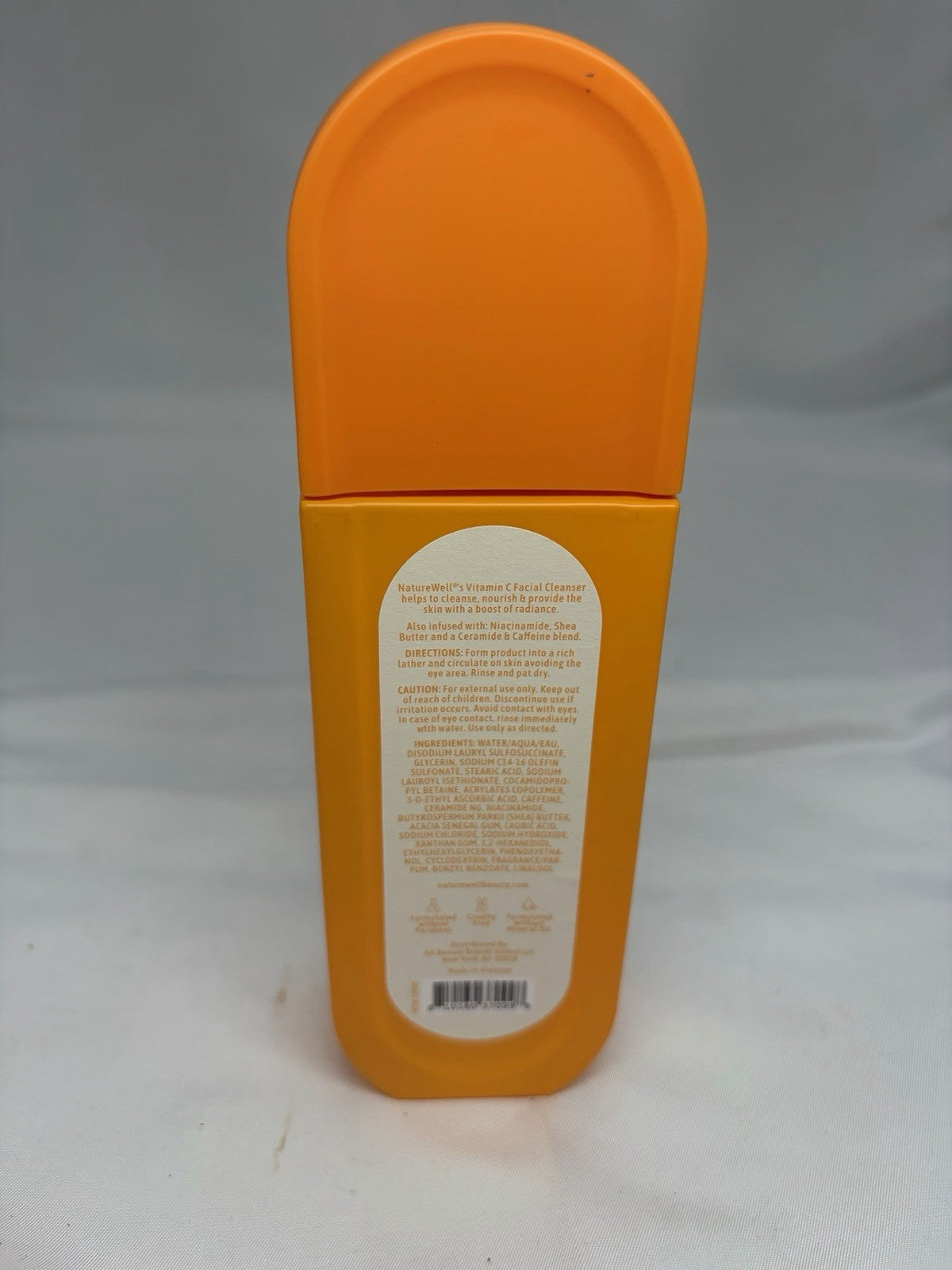 Vitamin C Face Serum & Cleanser Set for Radiance Boost - Orange