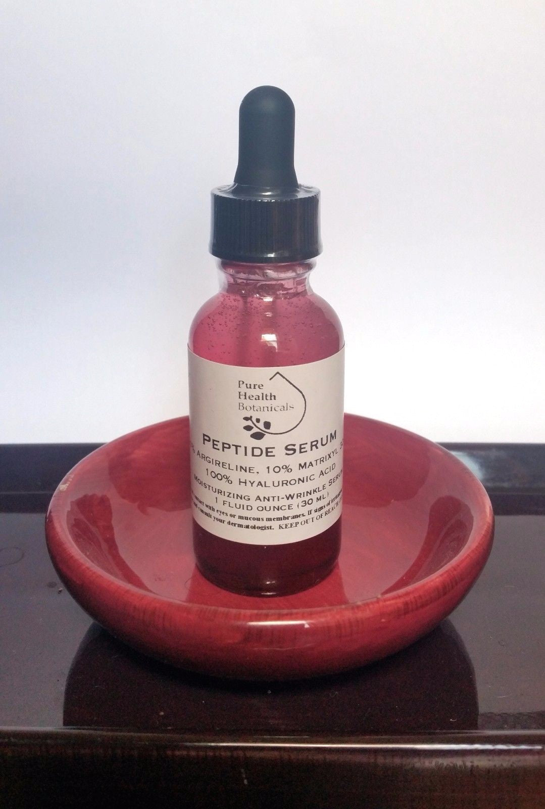Anti-Aging Face Serum with Peptides & Hyaluronic Acid - Vegan & Paraben-Free