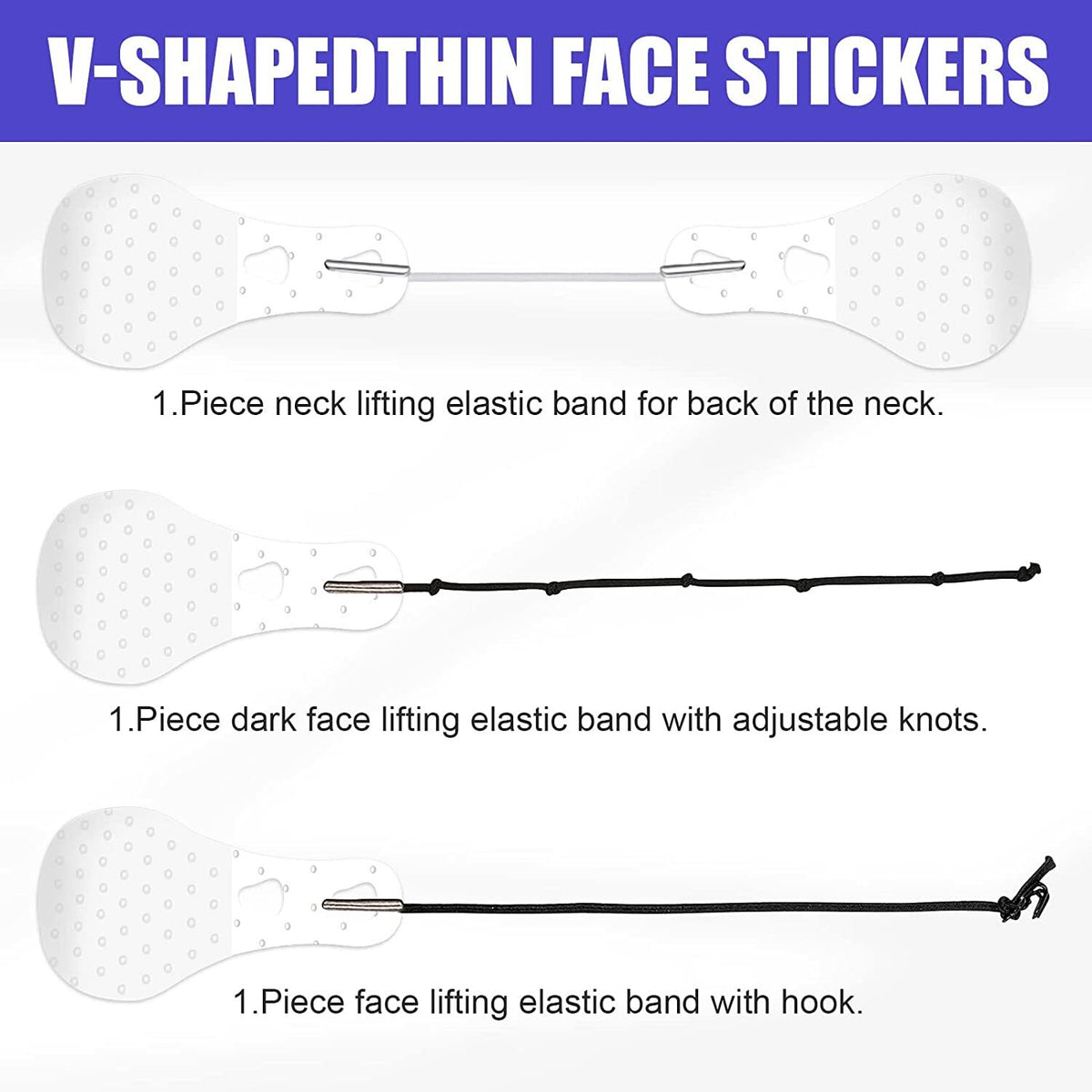 Face Lift Tape - Ultra-Thin Transparent V-Shaped Facial Lifting Sticker Patches