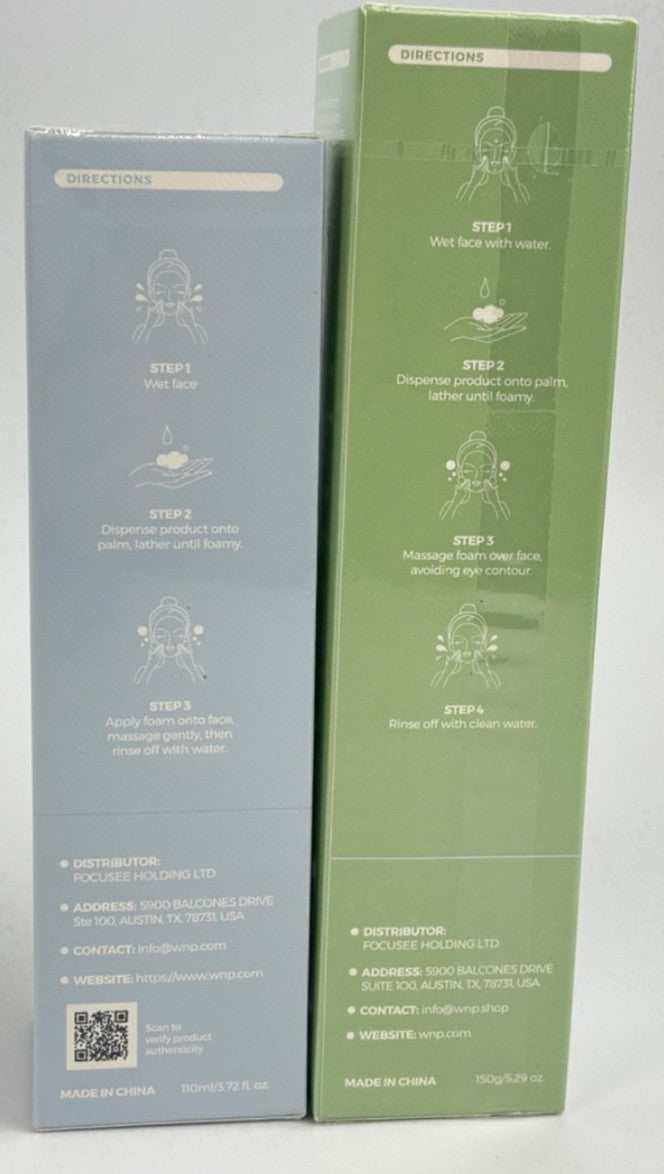 Double Cleanser Duo for Facial Cleansing - Gentle, Hydrating Face Wash Set