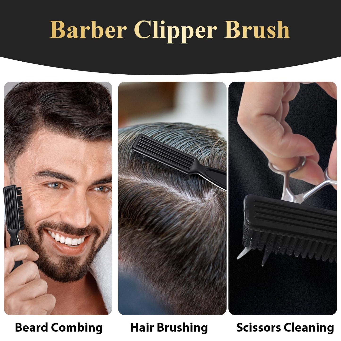 Hair Cutting Comb Set 14PCS Professional Barber Comb Kit for All Hair Types