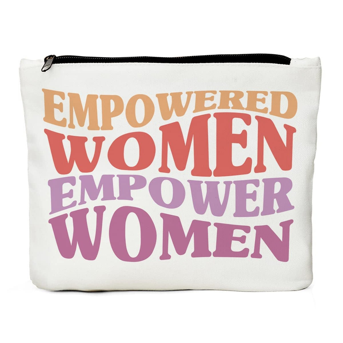 Inspirational Quote Makeup Bag - Feminism Girl Power Gift for Women