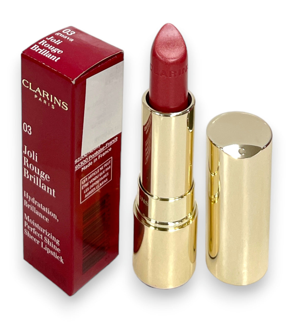 Moisturizing Sheer Lipstick with Perfect Shine - Clarins Joli Rouge Brillant 3.5g