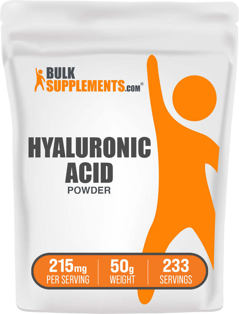 Hyaluronic Acid Powder 215 mg per Serving | Bulk Supplement for Skin & Joint Support