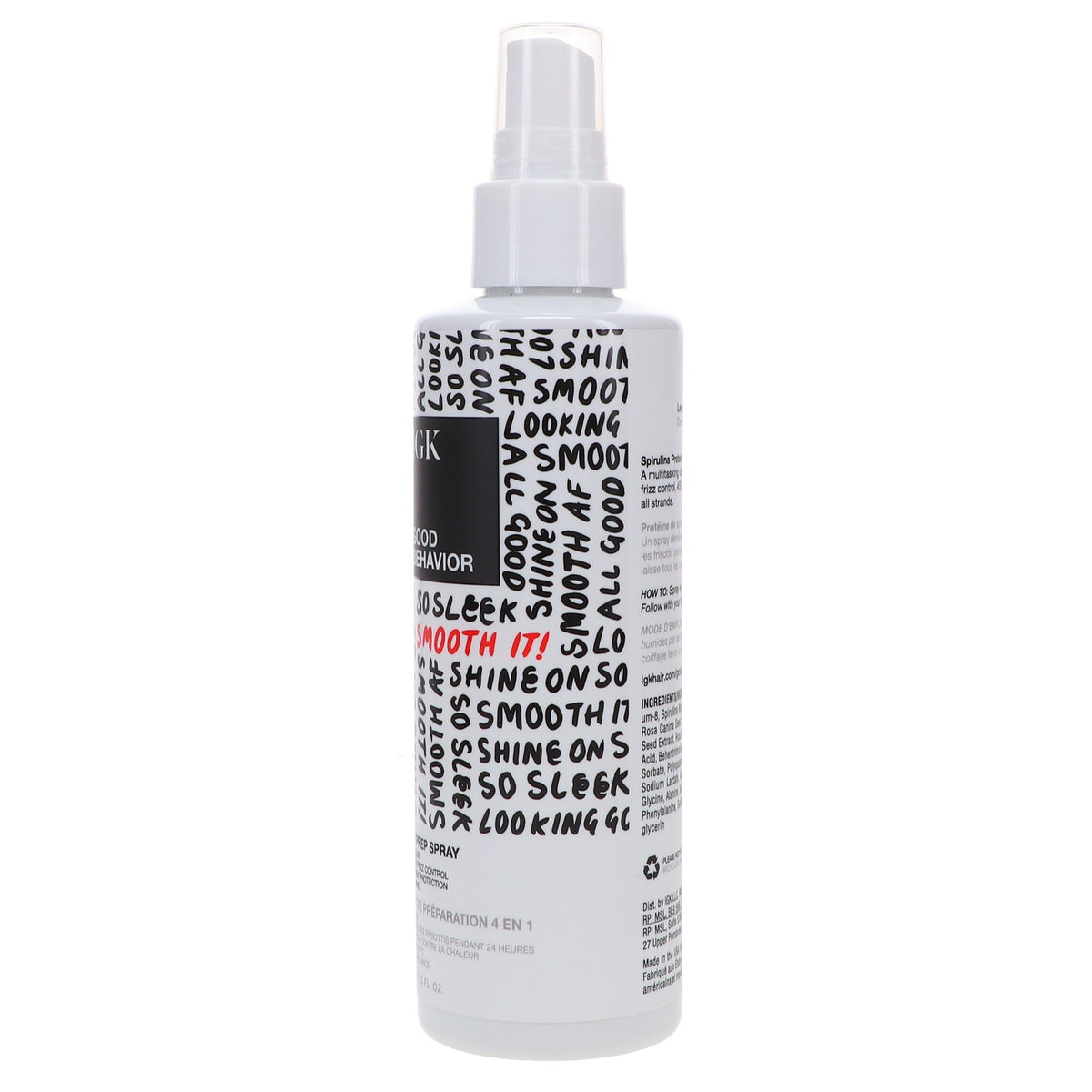 Hair Primer & Heat Protectant Spray - 4-in-1 Detangler Frizz Control 7 oz