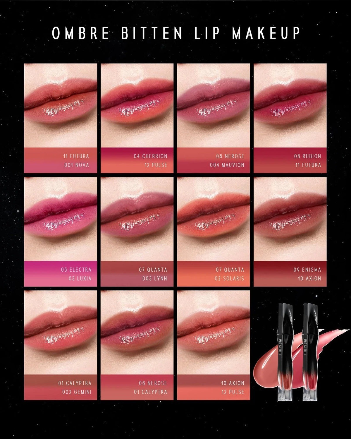 Transfer-Proof Lip Stain and Gloss - Long Lasting, Vivid Color, Hydrating Finish