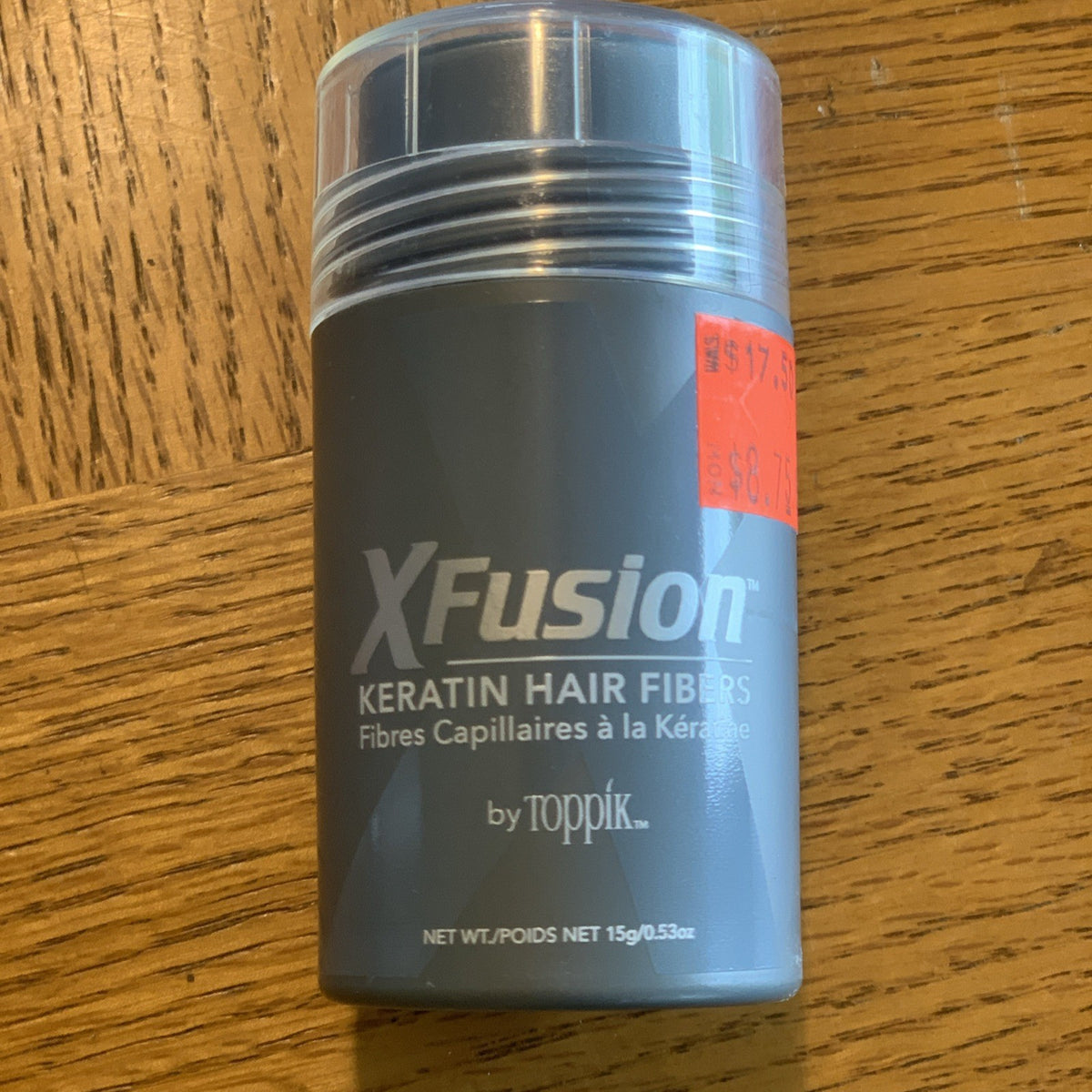 Keratin Hair Building Fiber Gray 15g