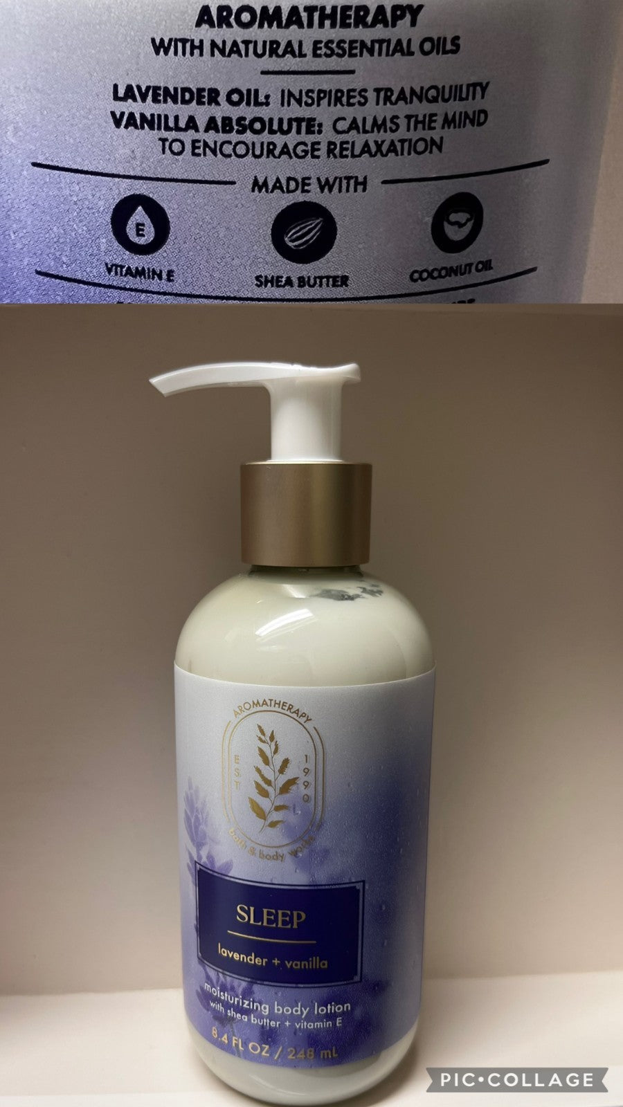 Aromatherapy Shea Butter & Coconut Oil Lotion 8.4oz