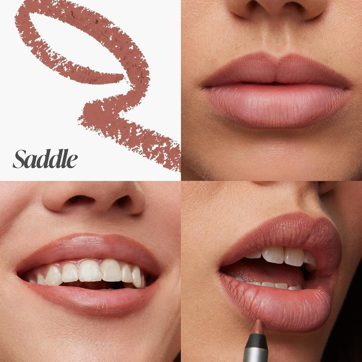 Long Lasting Waterproof Brown Lip Liner Pencil - Contour & Define
