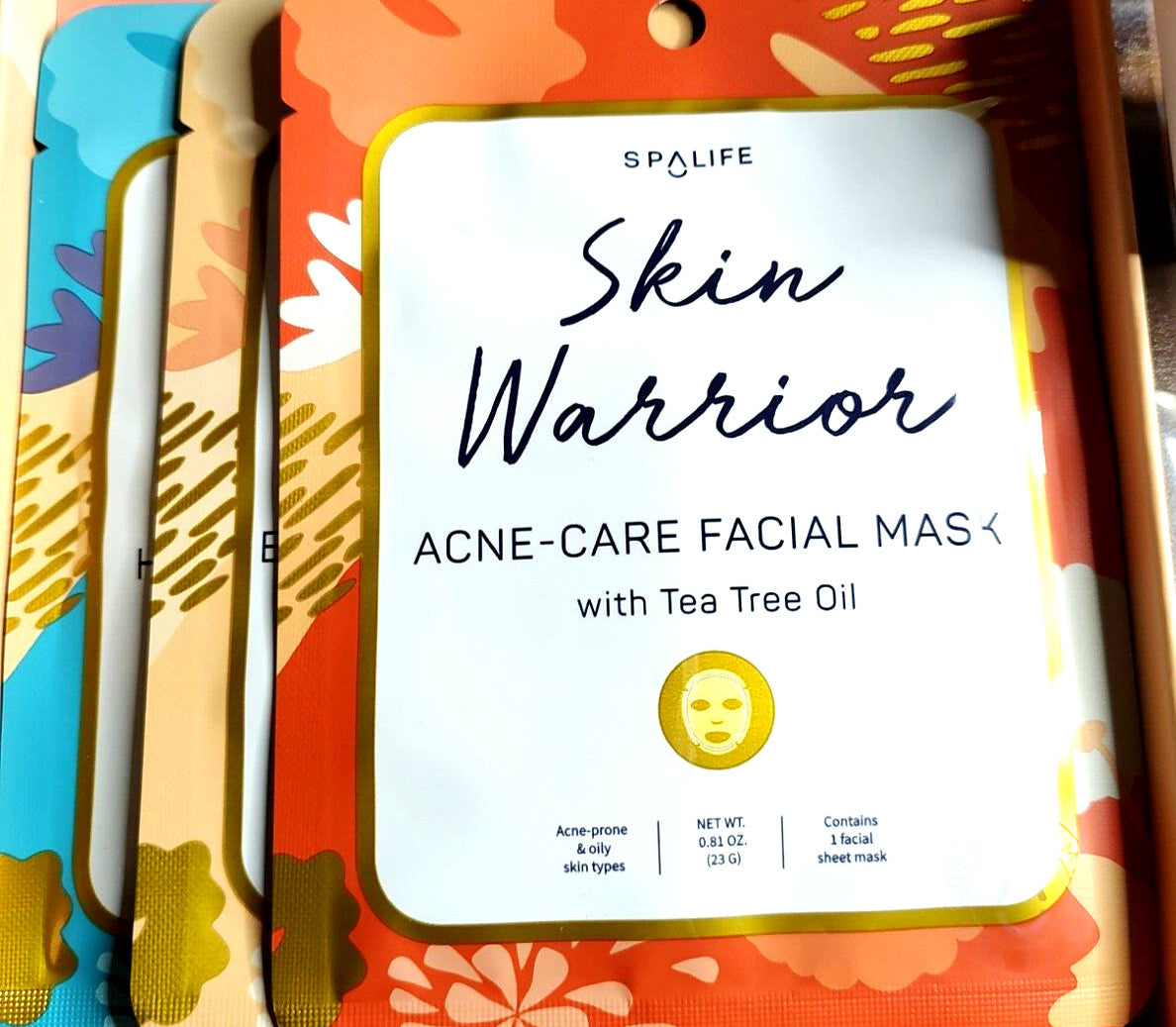 Acne Care & Meditation Facial Mask Set with Gua Sha Tool