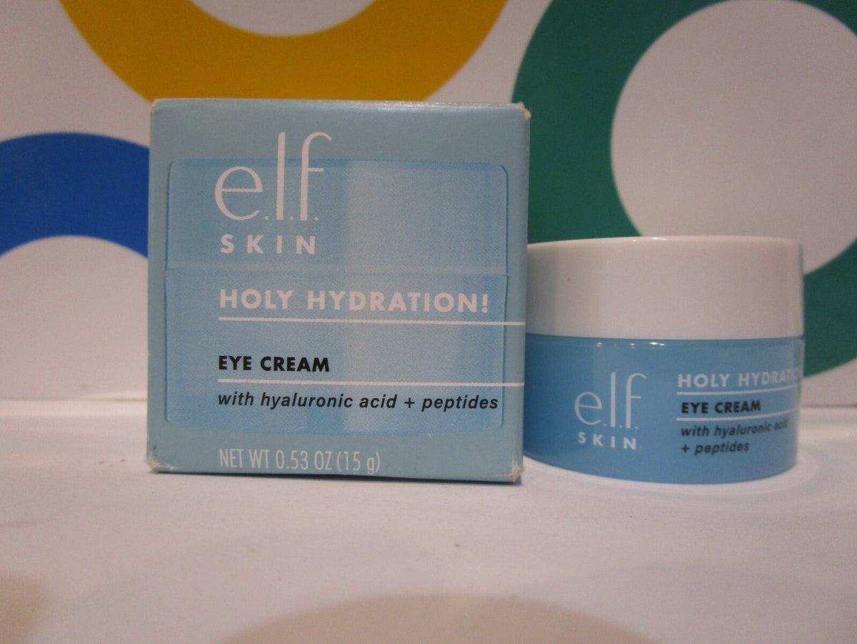 E.L.F. Skin Holy Hydration Eye Cream 0.53 oz - Moisturizing Eye Care