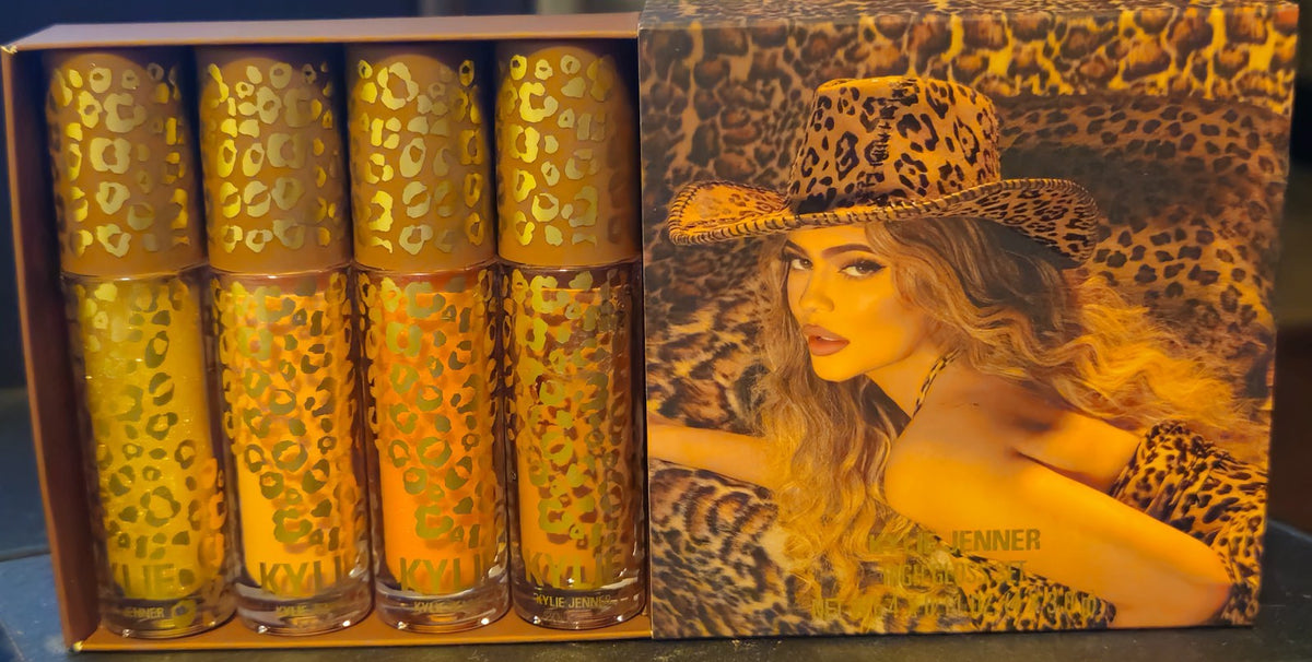 Kylie Jenner High Gloss Lip Set - Wildin', Feline, Hissy Fit, Bad Kitty