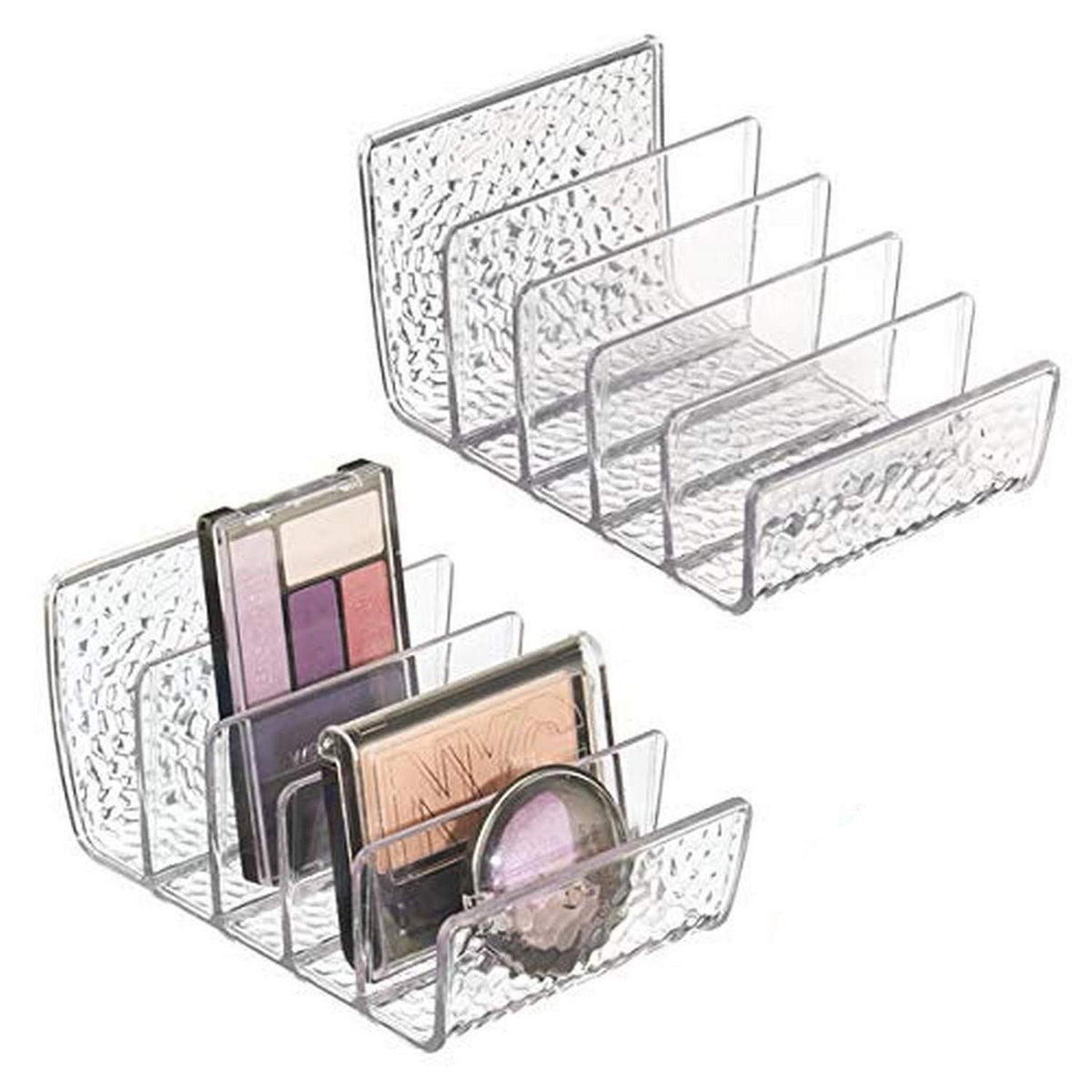 Set of 2 Cosmetic Vanity Organizer Cabinets for Makeup & Accessories