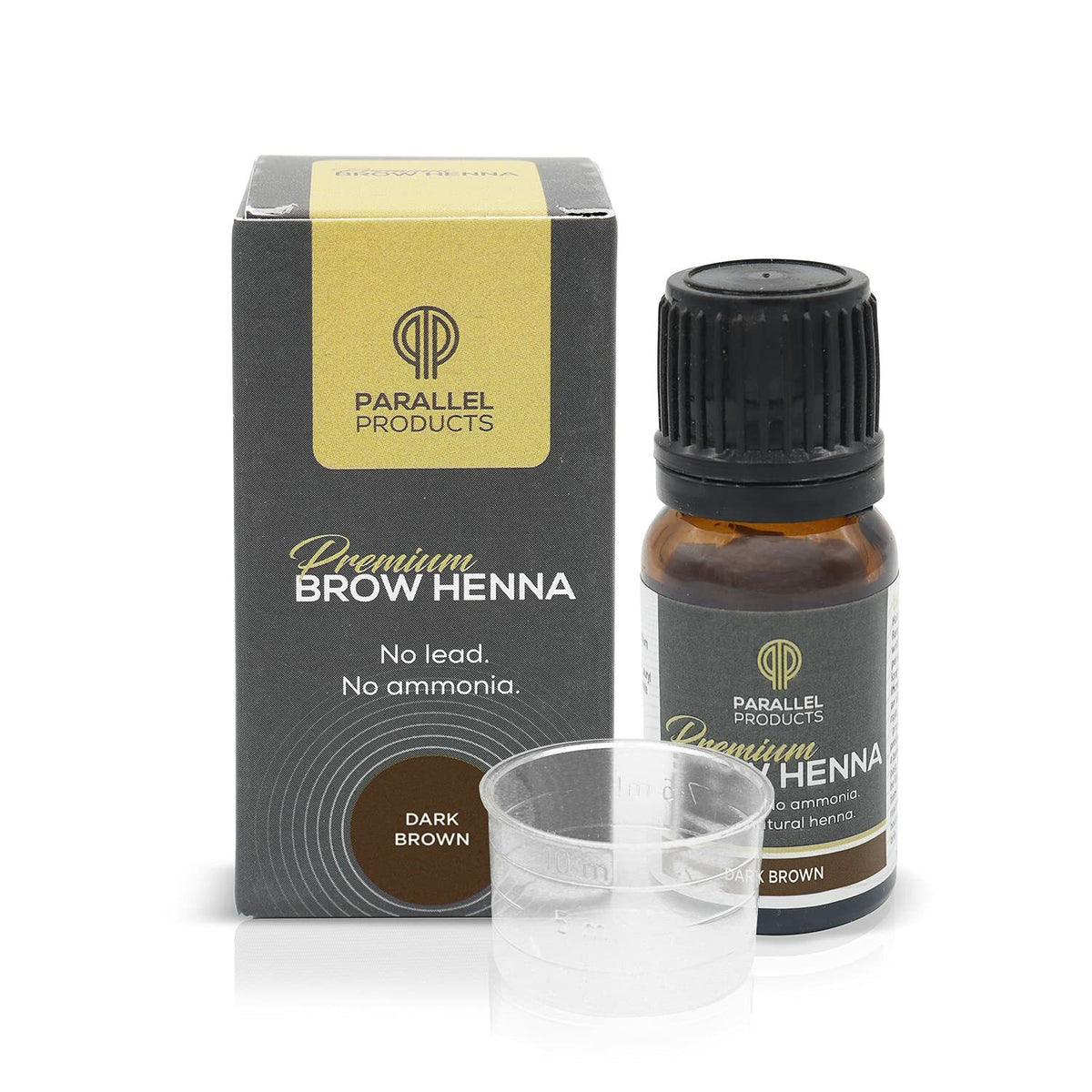 Henna Brow Kit for Eyebrow Coloring and Toning - Medium Brown