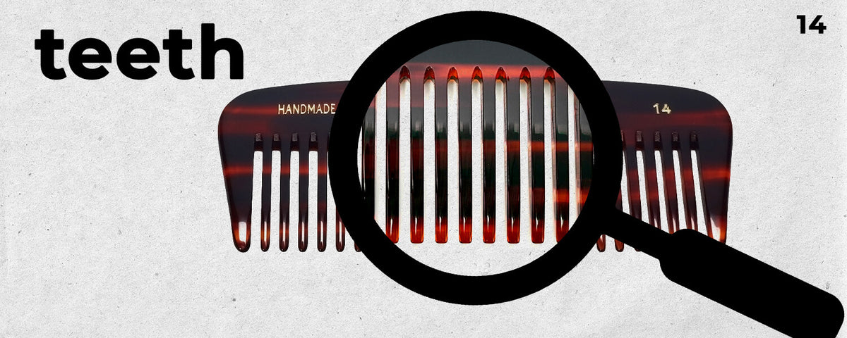 Handmade Swiss Tortoise Shell Comb 4.5 Inch Wide Tooth for Thick Hair