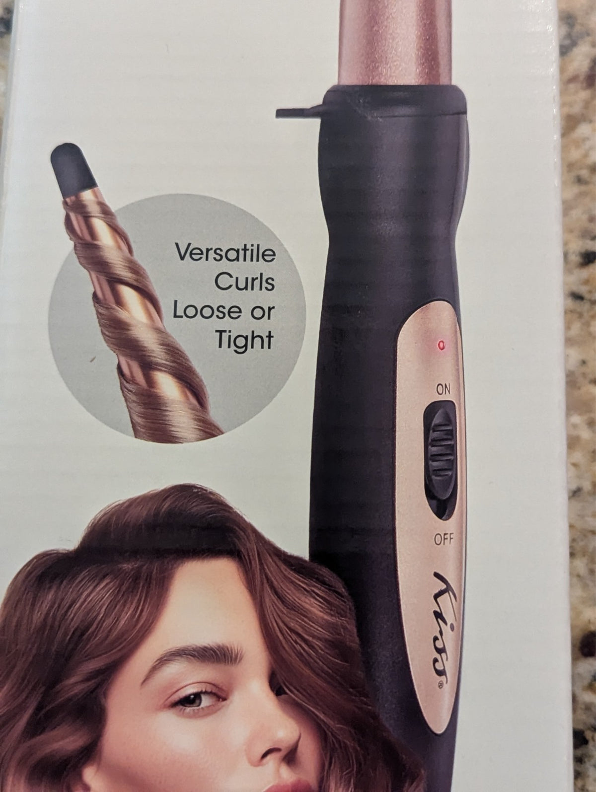 Ceramic Tapered Curling Wand 1-1.5 Inch Hair Curling Iron