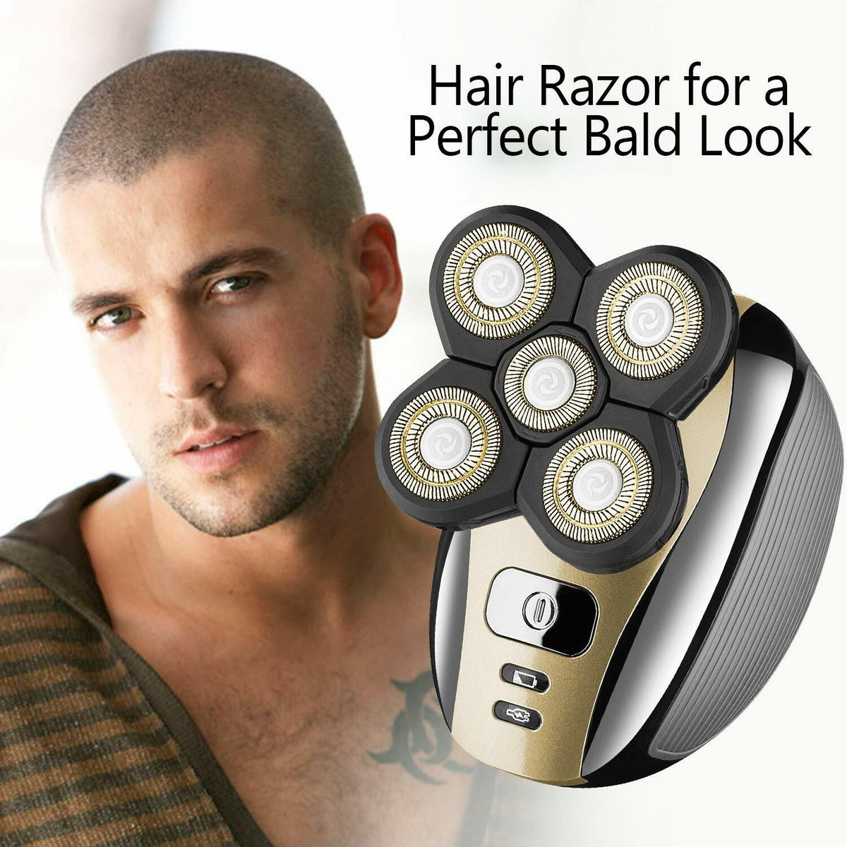 5D Rotary Electric Shaver - 5-in-1 Grooming Kit