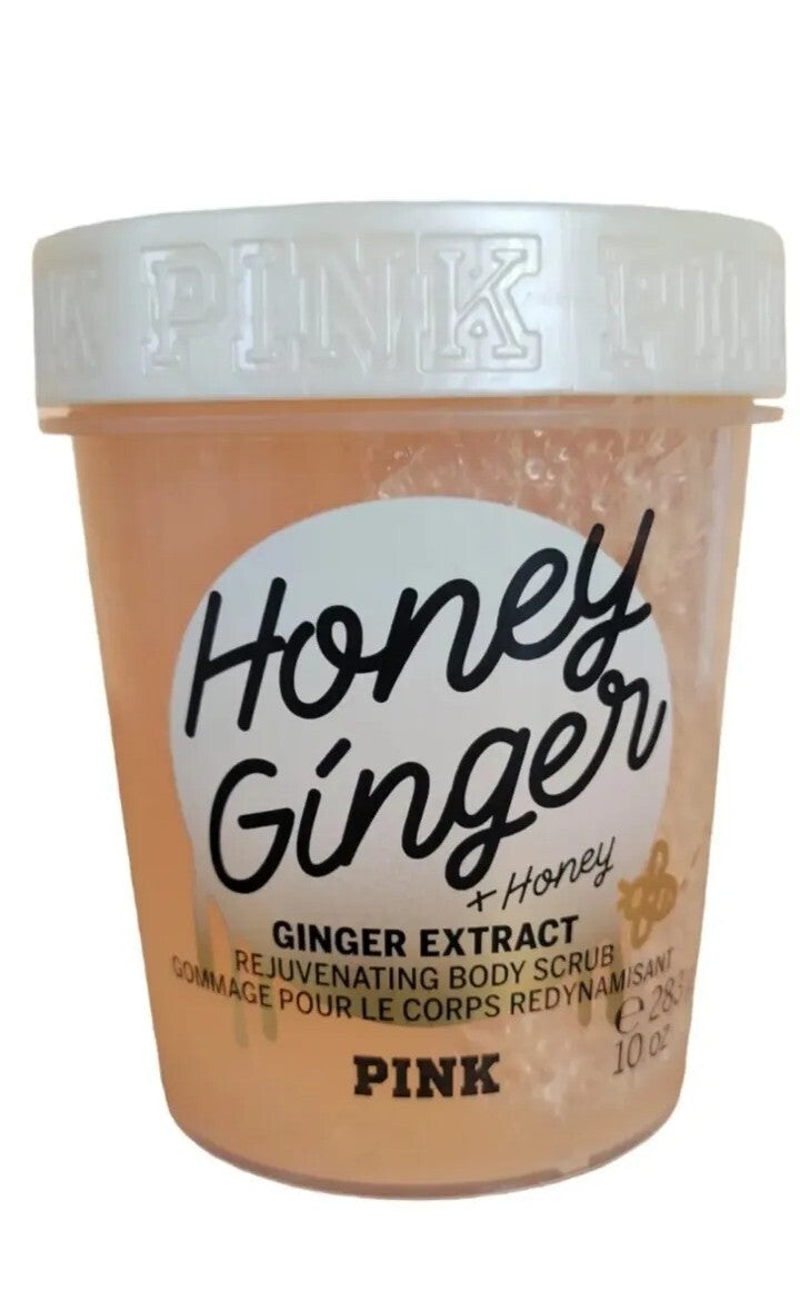 (2)NEW Victoria Secret Honey Ginger & Coconut Body Scrub, 10 OZ ea -