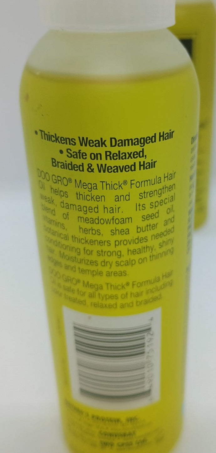 Hair Oil Bottles - Mega Thick Formula (Lot of 2)